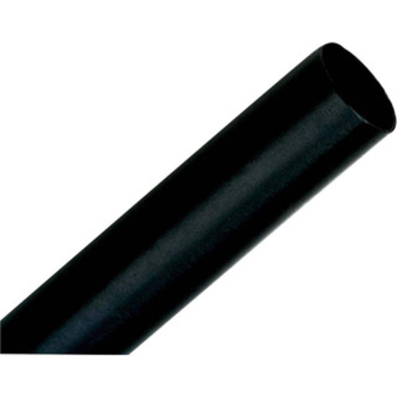 3M 48 Long, 2:1, Polyolefin Heat Shrink Electrical Tubing Black 7100007366 – 77677029