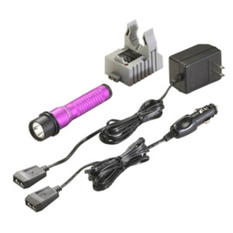 Streamlight Strion LED Anodized Purple Kit Flashlight AC/DC – SG74349
