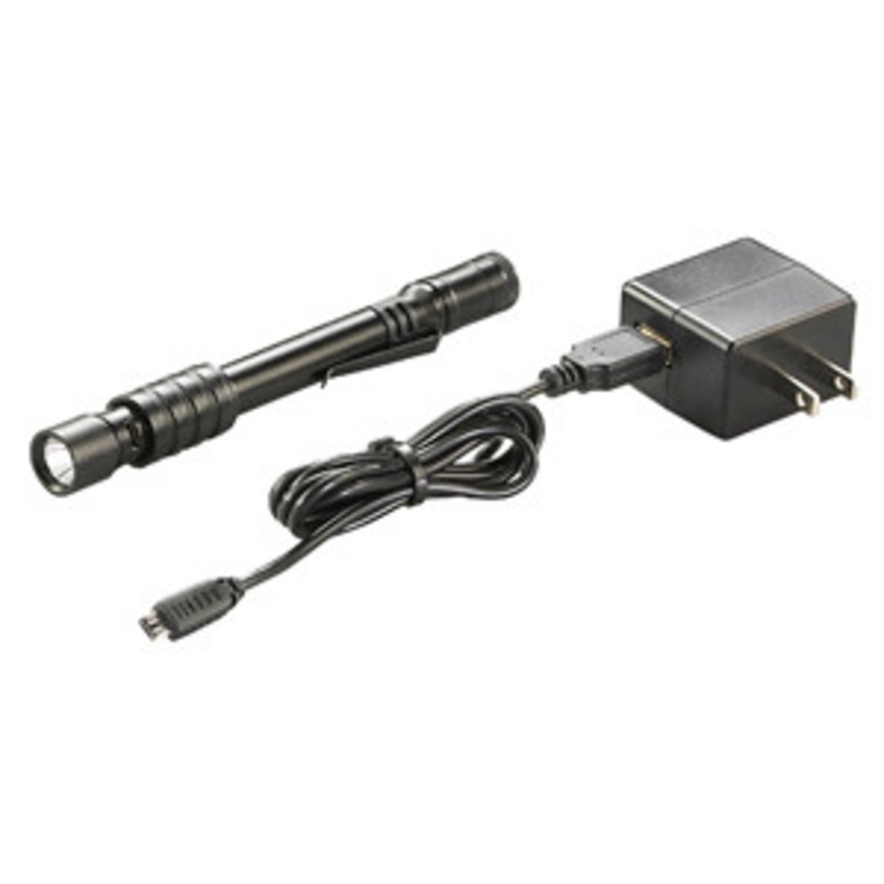 Streamlight Stylus Pro Flashlight USB Kit with Holster 120V AC – SG66133