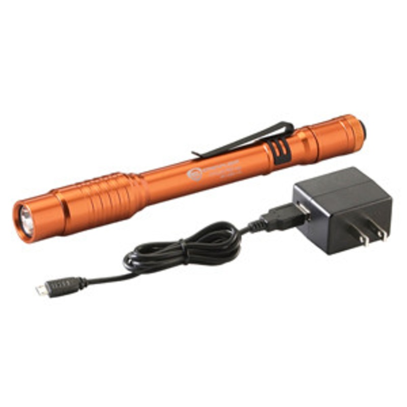 Streamlight Stylus Pro USB with 120V A/C Adapter – Orange – SG66147