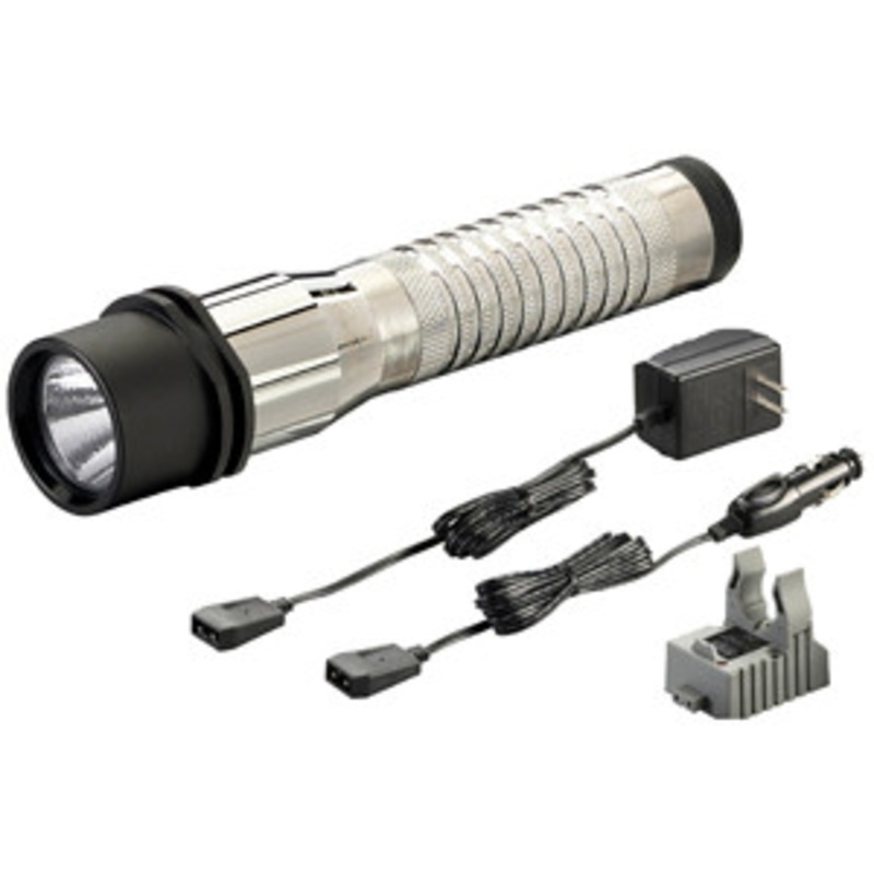 Streamlight Strion LED Anodized Chrome Kit Flashlight AC/DC – SG74352
