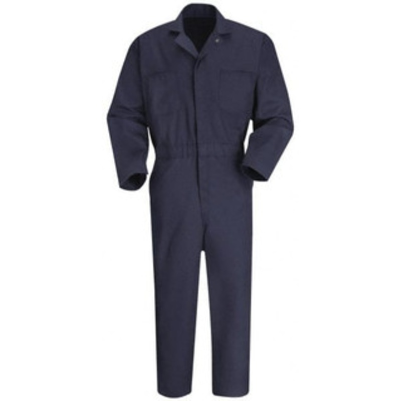 VF Imagewear Size 48 Regular Navy Blue General Purpose Coveralls 48 Chest, Cotton & Polyester, 7 Pockets, Zipper Closure, Open Cuffs, Open Ankles CT10NV RG 48 – 88646617