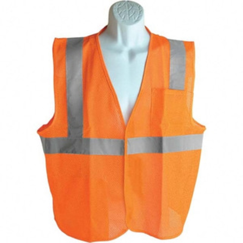 Walkers High Visibility Vests, Vest Style: Public Safety, Vest Type: Hi Visibility, Front Closure: Hook & Loop, Material: Polyester Blend, Material Composition: Mesh, Color: HI-Vis Orange SF-VSC-HL-XXOR – 94696010