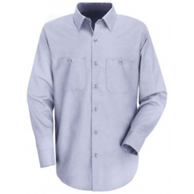VF Imagewear Size 2XL Blue General Purpose Long Sleeve Button Down Shirt 57 Chest, 2 Pockets, Cotton/Poly Blend SP14LB RG XXL – 76002484