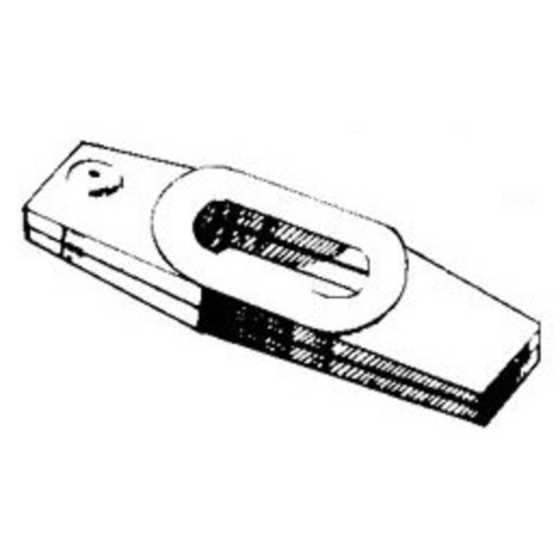TE-CO Zip Drop Forged C-1030 Steel Clamp, Plain – 73901